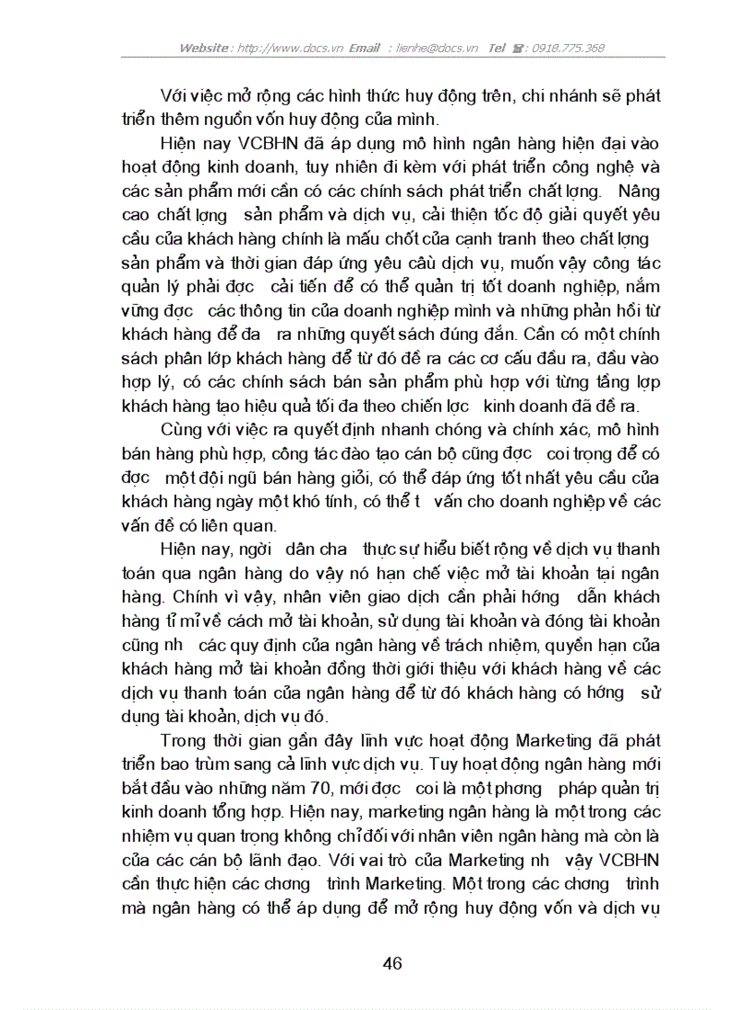 image for page Giải pháp nâng cao hiệu quả hoạt động kế toán huy động vốn tại Ngân hàng Ngoại thương Hà Nội