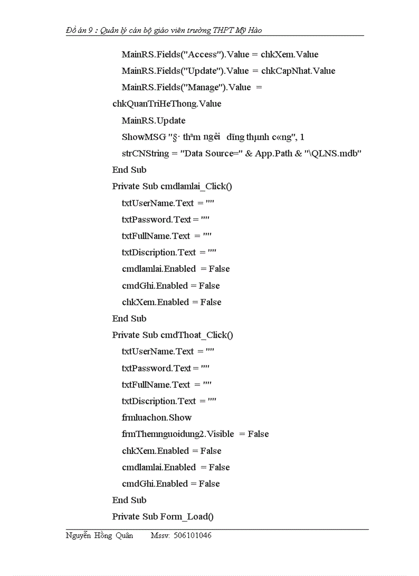 image for page Xây dựng hệ thống chương trình quản lý giáo viên