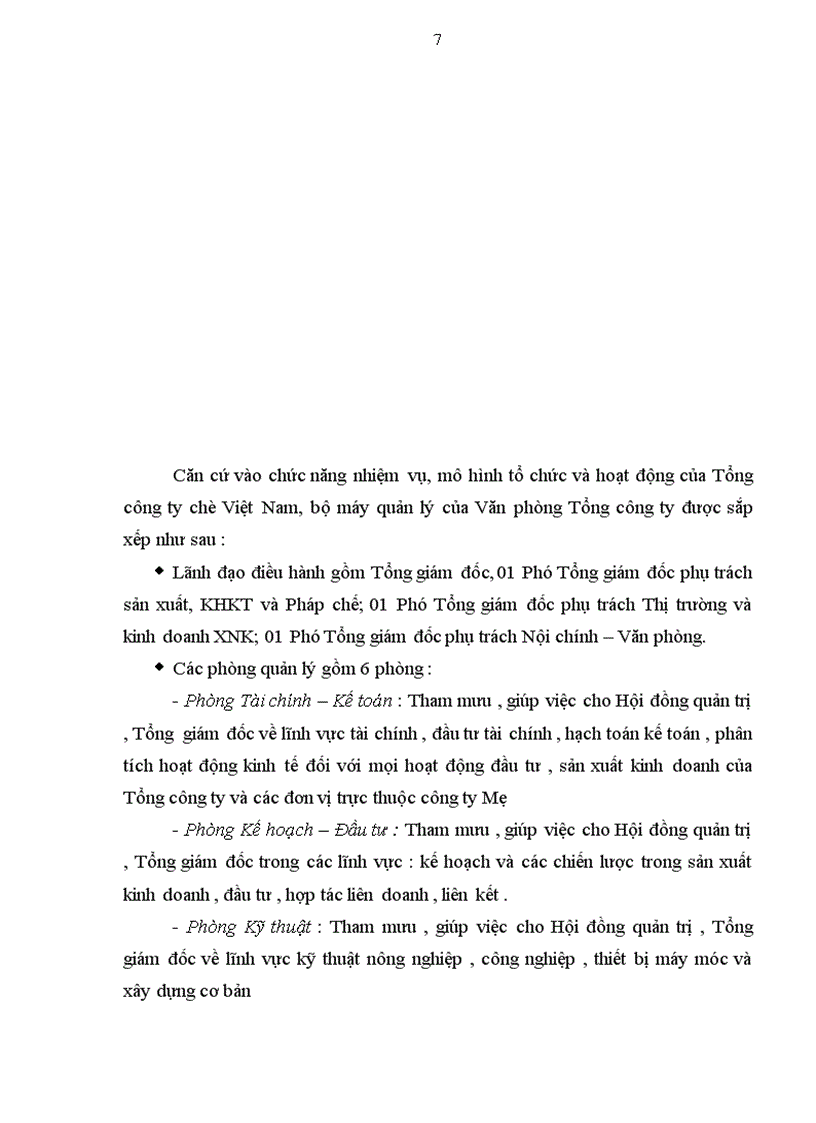 image for page Thực trạng tổ chức hoạch toán tại tổng công ty chè việt nam