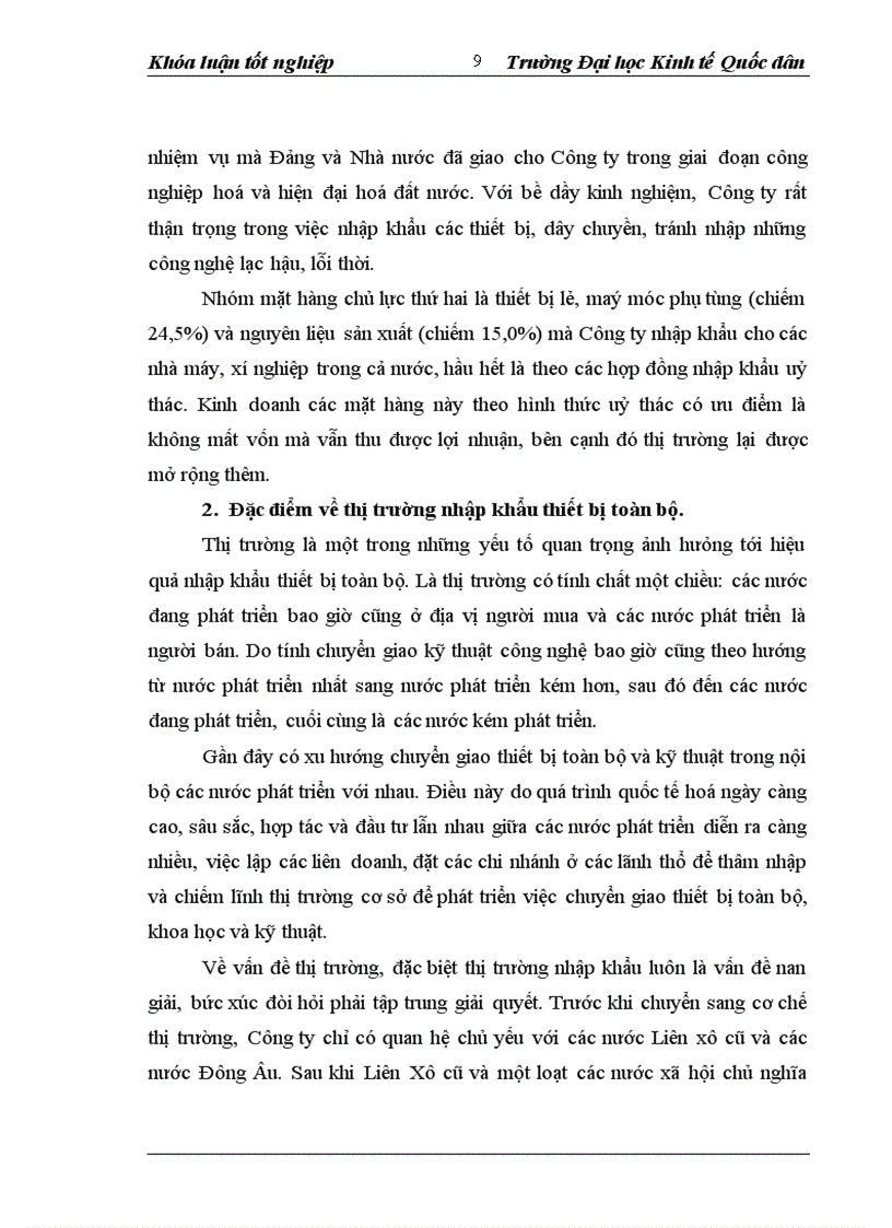 image for page Một số giải pháp nhằm nâng cao hiệu quả nhập khẩu thiết bị toàn bộ tại công ty xuất nhập khẩu thiết bị toàn bộ và kỹ thuật Technoimport