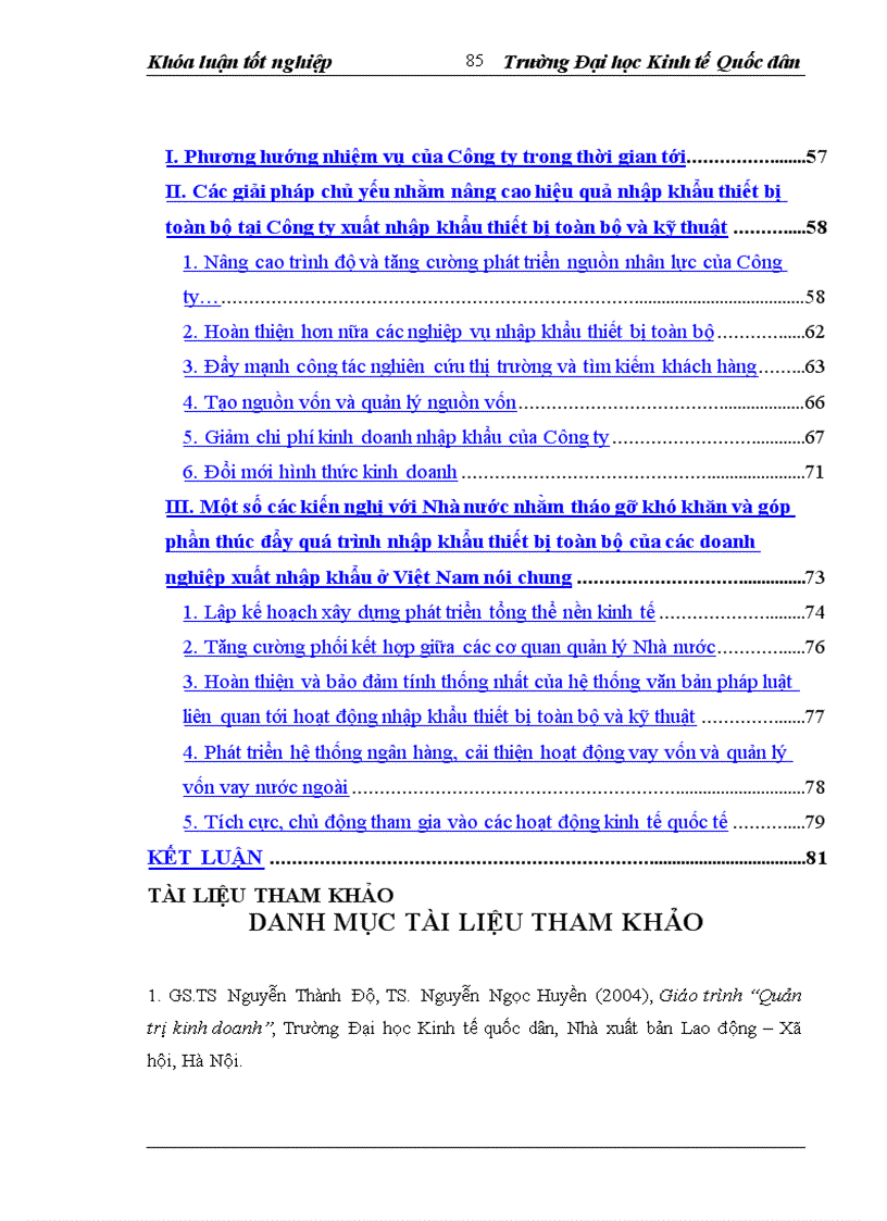 image for page Một số giải pháp nhằm nâng cao hiệu quả nhập khẩu thiết bị toàn bộ tại công ty xuất nhập khẩu thiết bị toàn bộ và kỹ thuật Technoimport