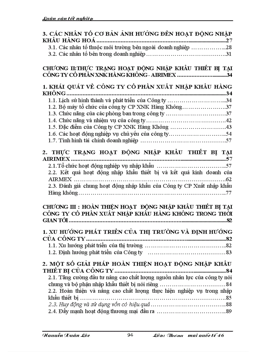 image for page Hoạt động nhập khẩu máy móc thiết bị hàng không tại Công ty Cổ phần Xuất nhập khẩu Hàng không Thực trạng và giải pháp