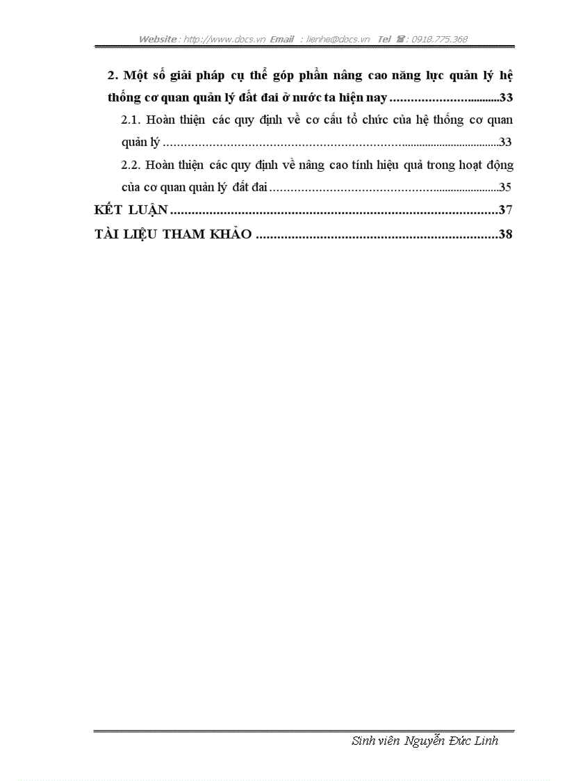 image for page Nâng cao năng lực trong hệ thống cơ quan quản lý đất đai ở nước ta hiện nay