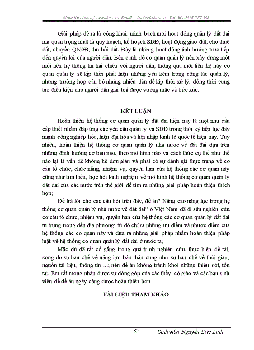 image for page Nâng cao năng lực trong hệ thống cơ quan quản lý đất đai ở nước ta hiện nay