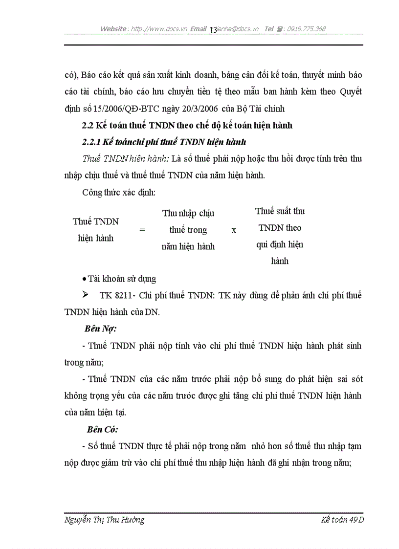 image for page Bàn về kế toán thuế thu nhập doanh nghiệp