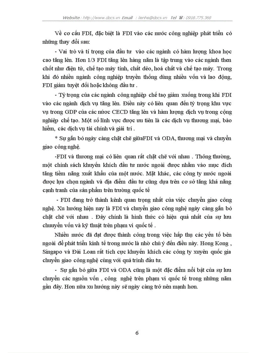 Thu hút đầu tư trực tiếp nước ngoài tại Việt Nam giai đoạn 2006 2010 Thực trạng và giải pháp