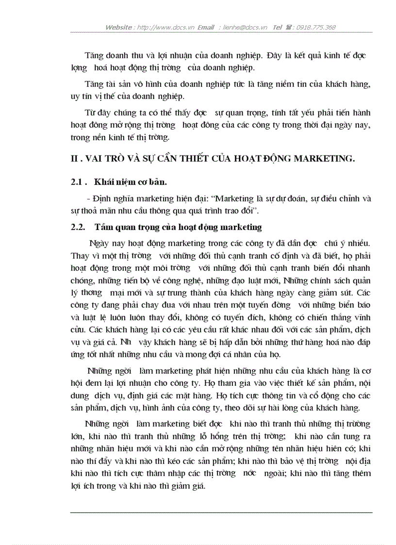 image for page Tầm quan trọng của hoạt động Marketing trong việc mở rộng thị trường và thực trạng hoạt động Marketing của Công ty Cầu 12