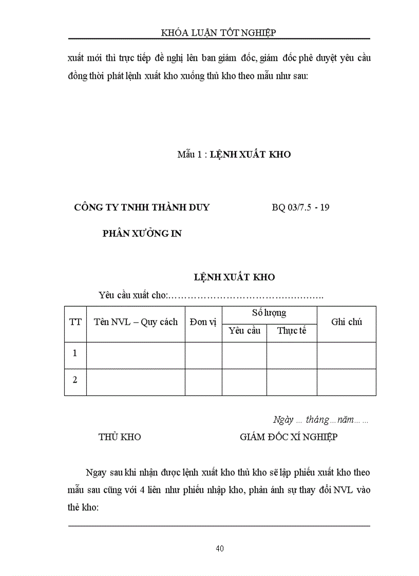 image for page Một số biện pháp nhằm sử dụng hợp lý và tiết kiệm nguyên vật liệu trong sản xuất bao bì xi măng ở Công ty TNHH thương mại dịch vụ và du lịch Thành Duy