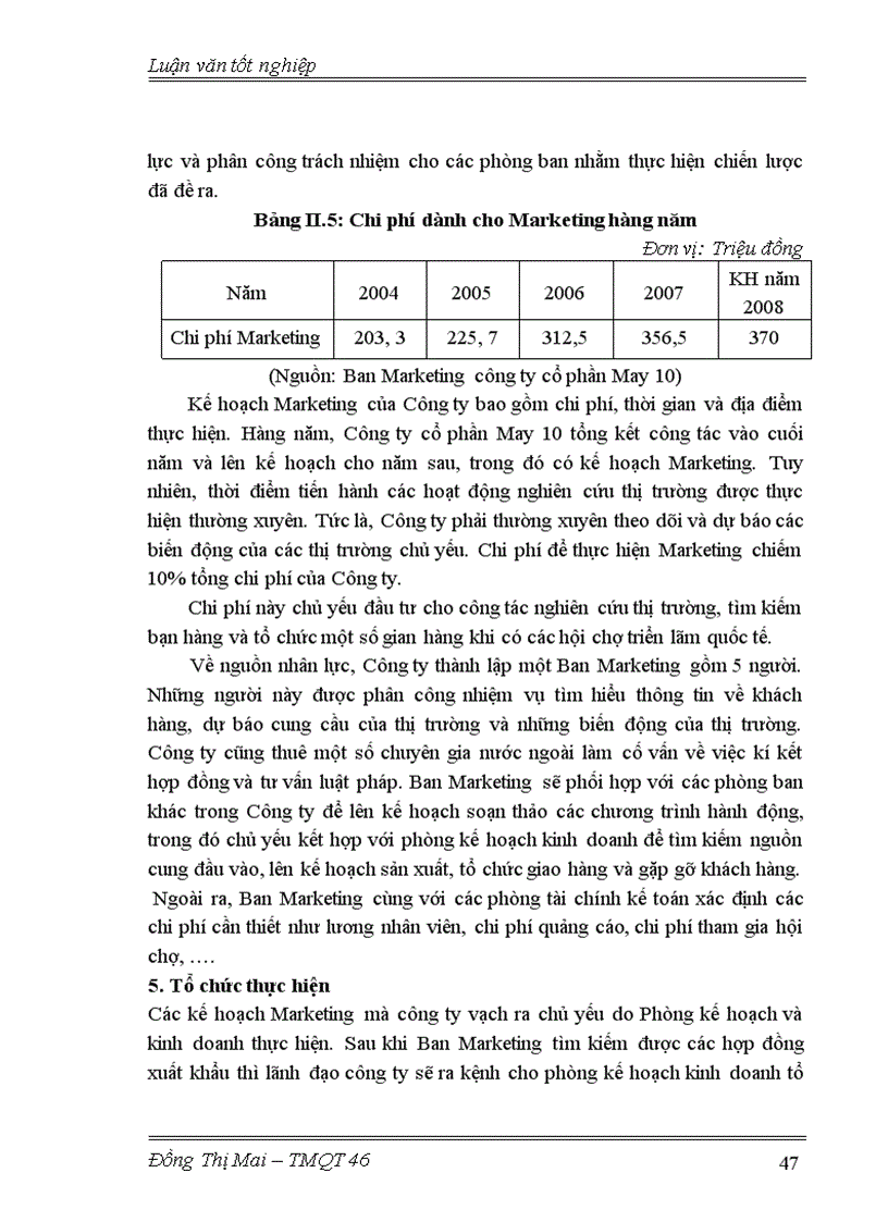 image for page Một số giải pháp hoàn thiện Marketing xuất khẩu sang thị trường EU của Công ty cổ phần May 10