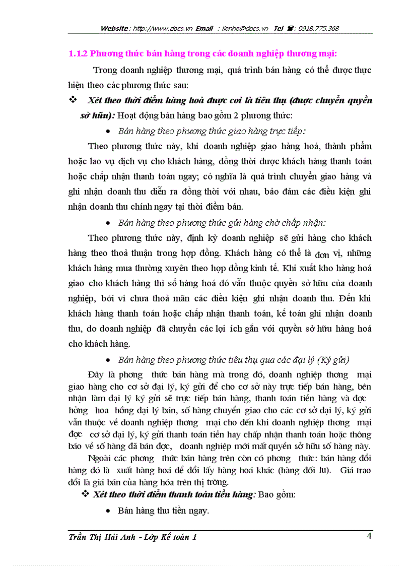 image for page Hoàn thiện kế toán bán hàng và xác định kết quả bán hàng tại Công ty cổ phần sản xuất và phát triển thương mại Tân Nam Việt