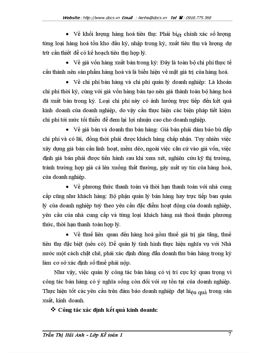 image for page Hoàn thiện kế toán bán hàng và xác định kết quả bán hàng tại Công ty cổ phần sản xuất và phát triển thương mại Tân Nam Việt
