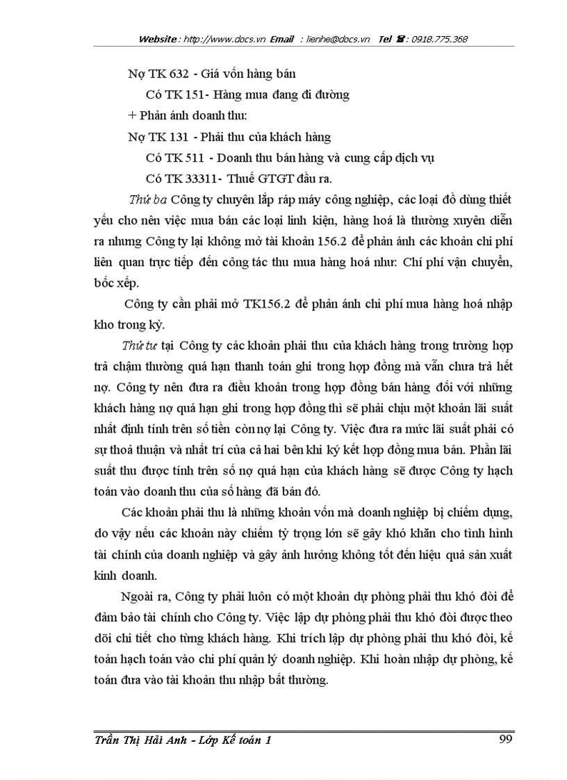 image for page Hoàn thiện kế toán bán hàng và xác định kết quả bán hàng tại Công ty cổ phần sản xuất và phát triển thương mại Tân Nam Việt