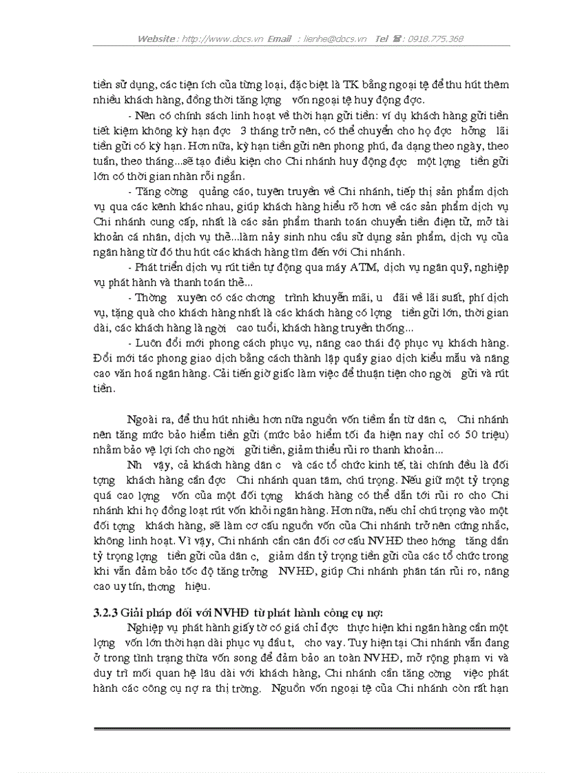 image for page Giải pháp tăng cường nguồn vốn huy động tại NHNo PTNT chi nhánh Bắc Hà Nội