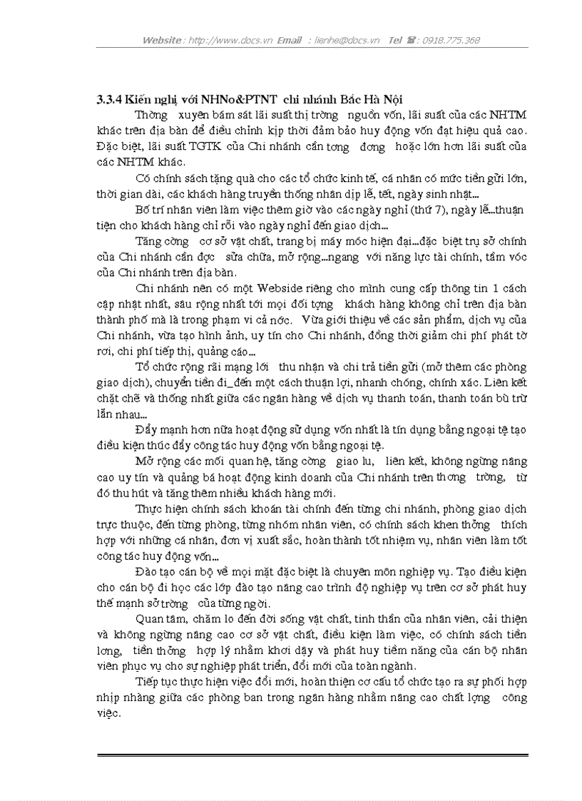 image for page Giải pháp tăng cường nguồn vốn huy động tại NHNo PTNT chi nhánh Bắc Hà Nội