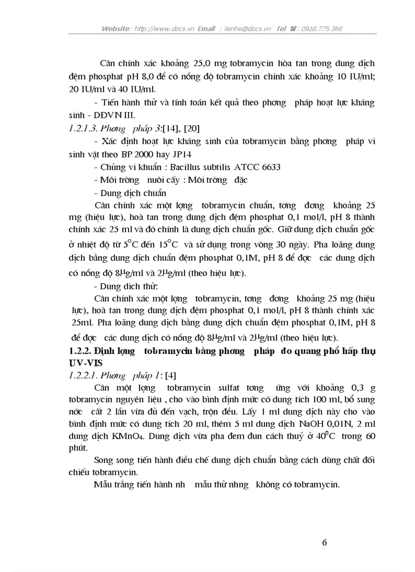 image for page Tổng quan về tobramycin