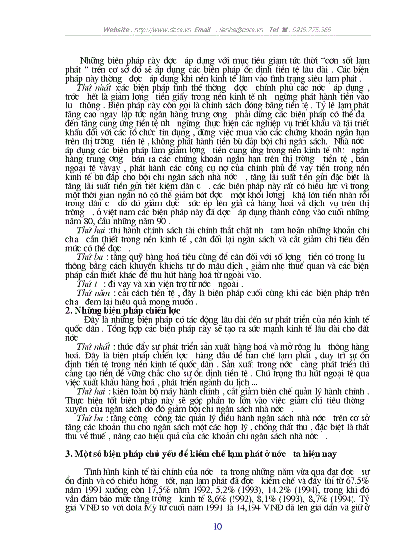 image for page Lạm phát hiện trạng và giải pháp kiềm chế lạm phát hiện nay ở Việt Nam