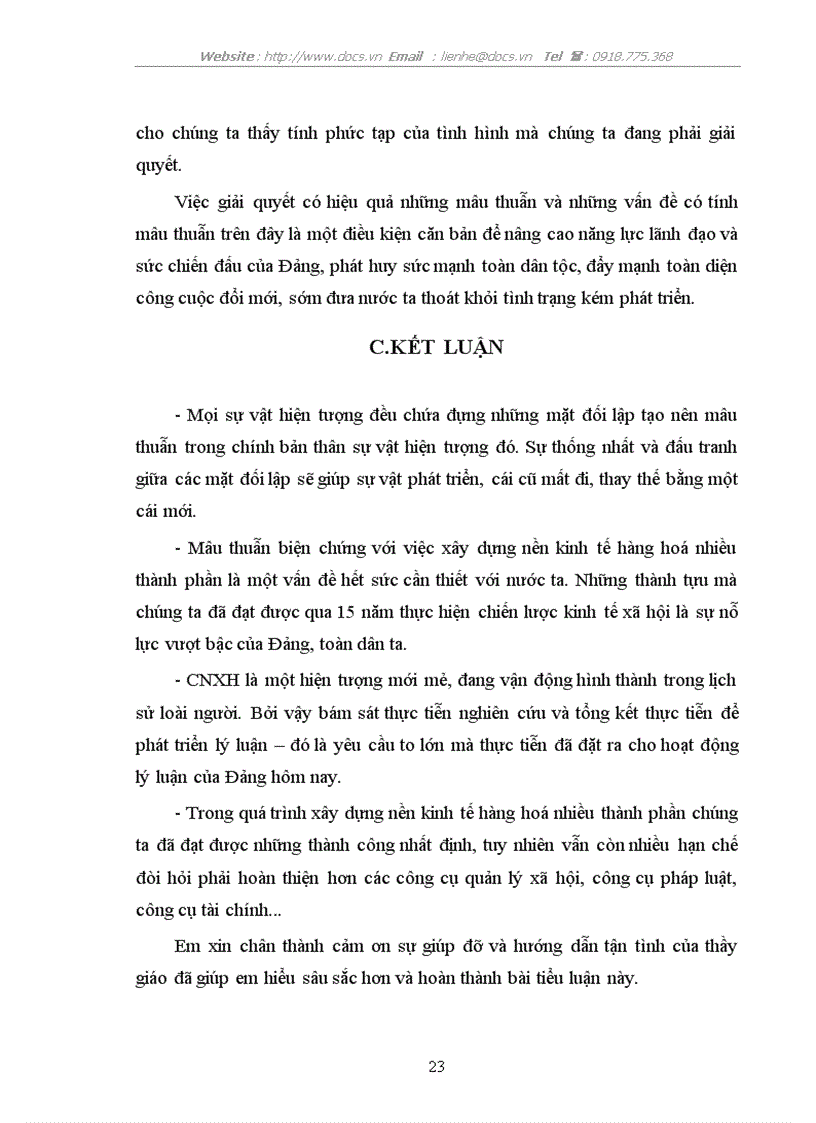 image for page Mâu thuẫn biện chứng trong quá trình xây dựng nền kinh tế hàng hoá nhiều thành phần ở Việt Nam hiện nay