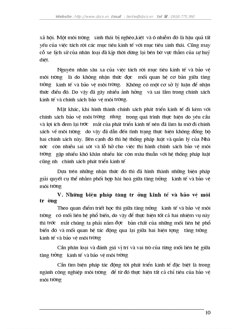 image for page Tăng trưởng kinh tế bảo vệ môi trường