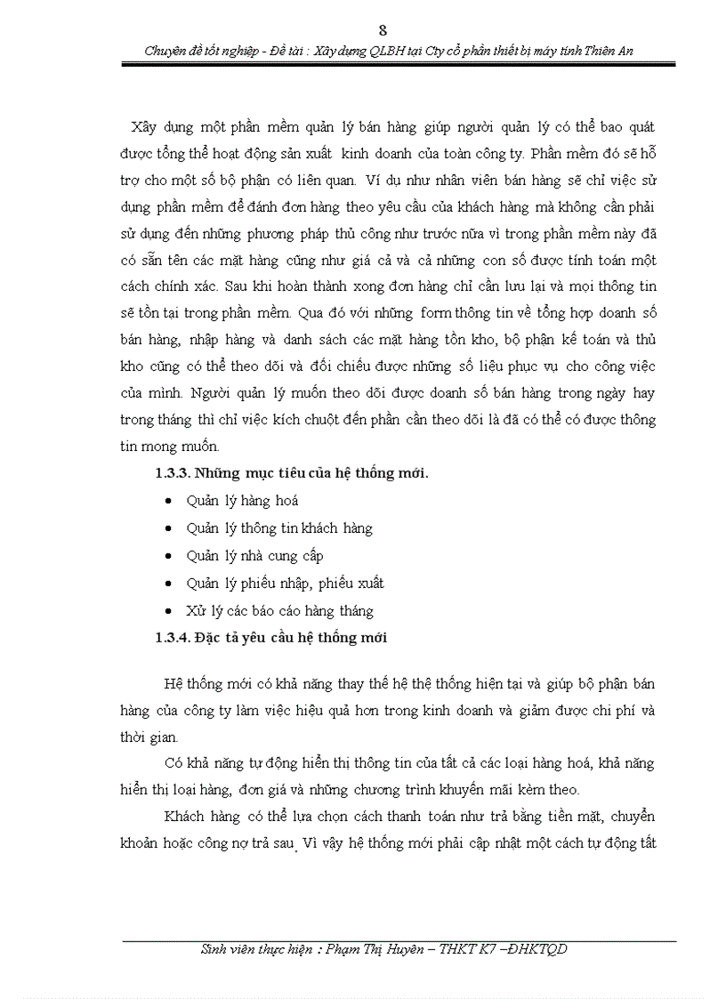image for page Xây dựng Quản lý bán hàng tại Công ty cổ phần thiết bị máy tính Thiên An