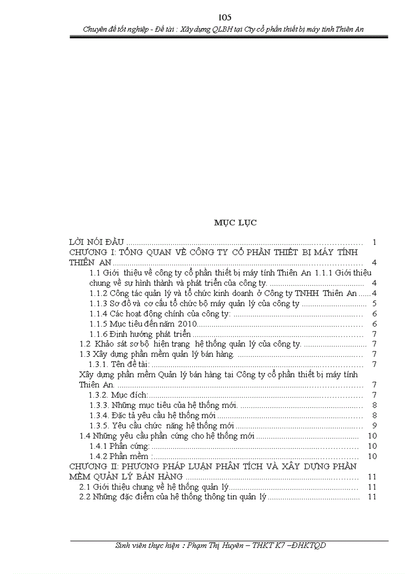 image for page Xây dựng Quản lý bán hàng tại Công ty cổ phần thiết bị máy tính Thiên An