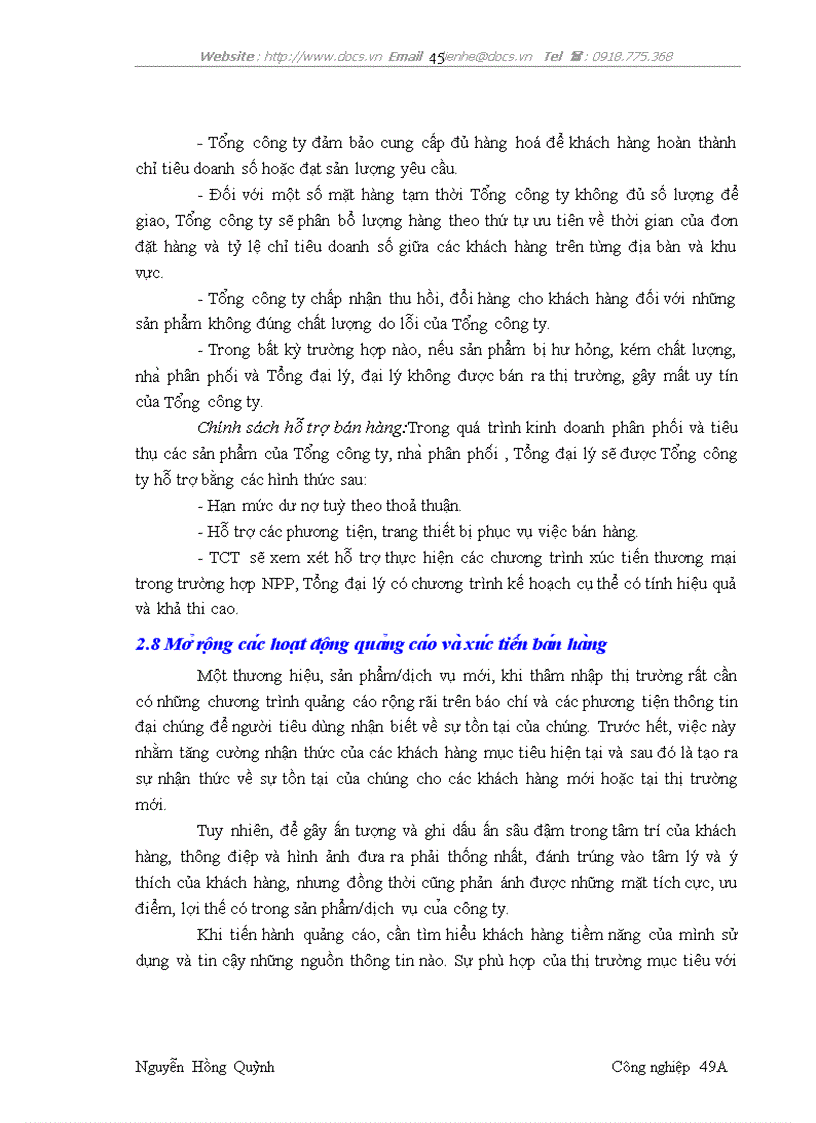 image for page Đâ y ma nh tiêu thu sa n phâ m ta i Tô ng công ty giâ y Viê t Nam