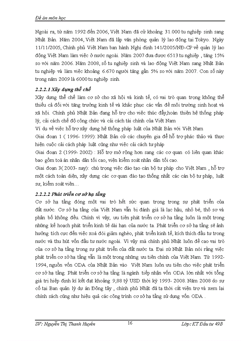 image for page Thực trạng thu hút vốn hỗ trợ phát triển chính thức ODA của Nhật Bản vào Việt Nam Thực trạng và giải pháp