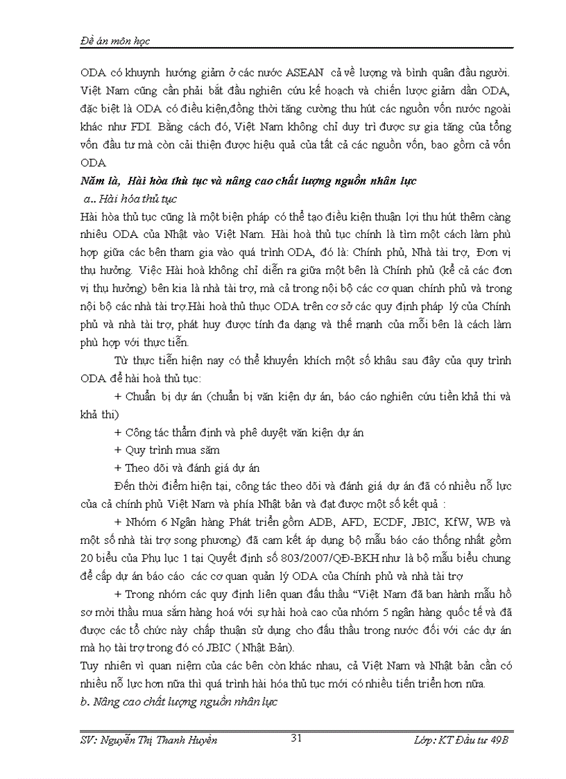 image for page Thực trạng thu hút vốn hỗ trợ phát triển chính thức ODA của Nhật Bản vào Việt Nam Thực trạng và giải pháp