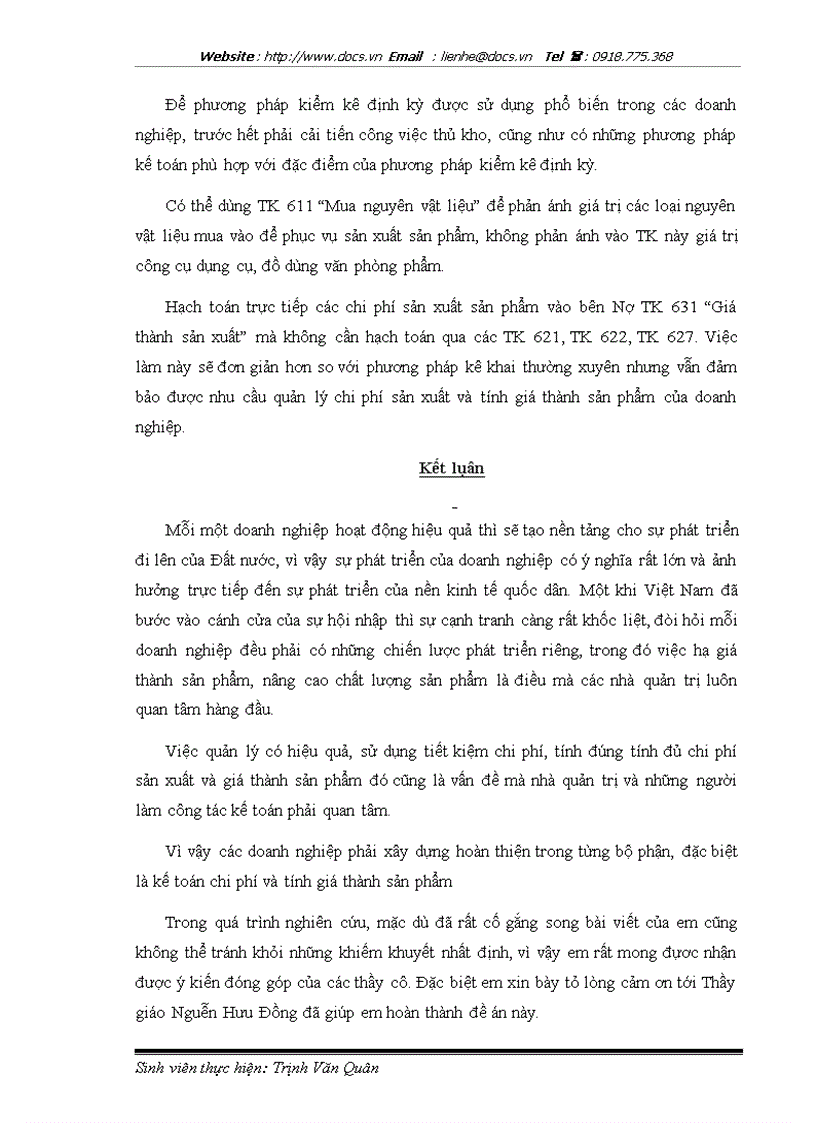 image for page Bàn về phương pháp hạch toán chi phí sản xuất và tính giá thành sản phẩm trong doanh nghiệp
