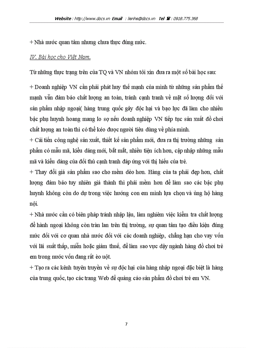 image for page Bài học kinh nghiệm cho Việt Nam từ sản xuất đồ chơi Trung Quốc