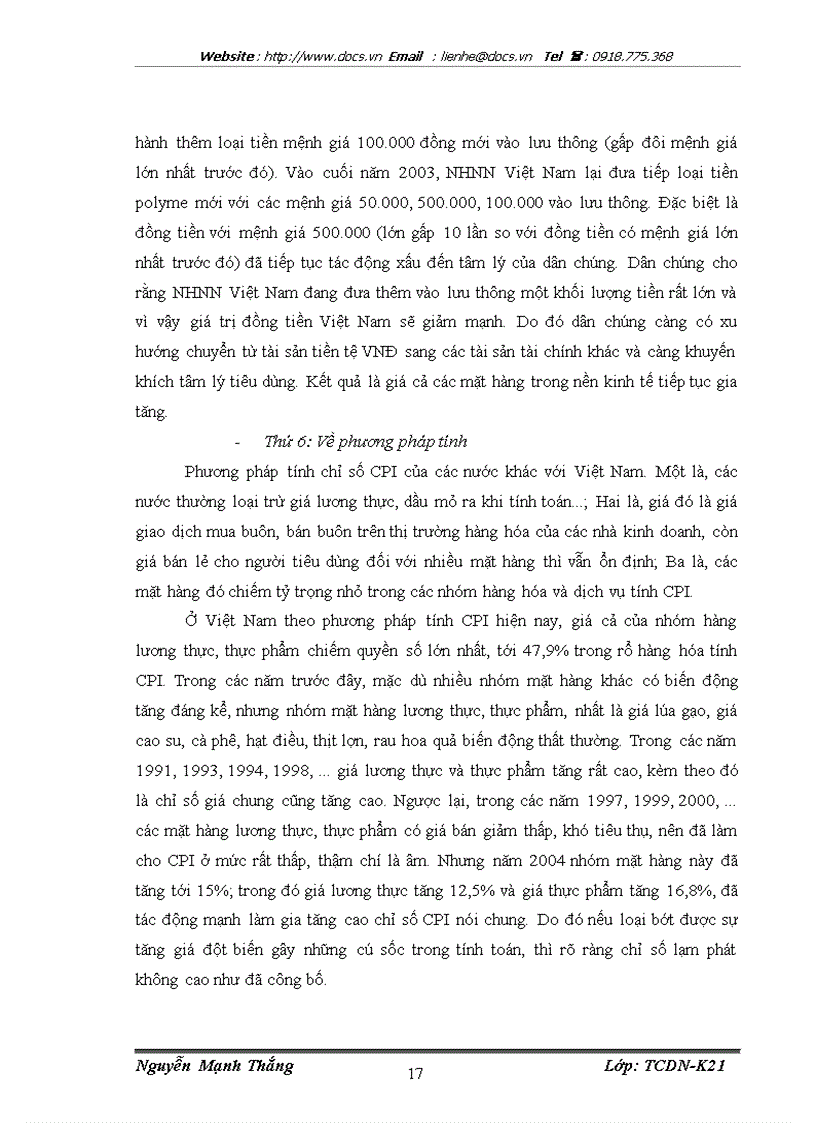 image for page Lạm phát và cách khắc phục lạm phát ở Việt Nam trong giai đoạn hiện nay