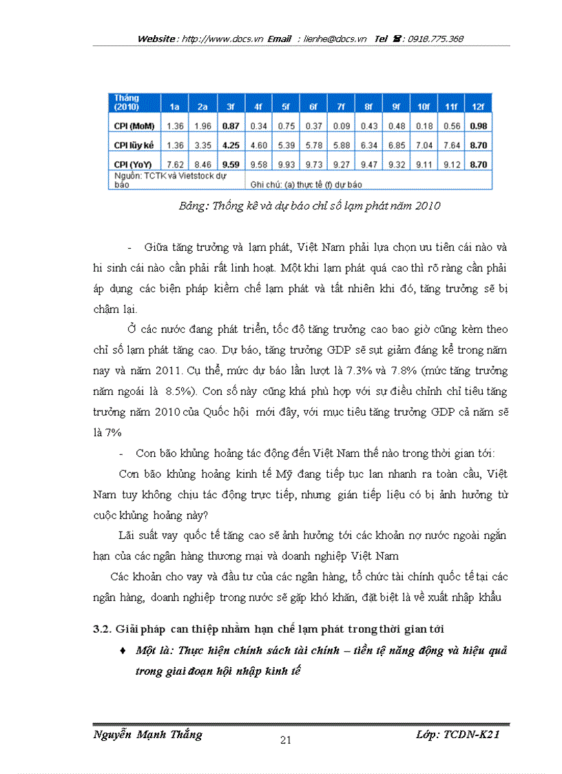 image for page Lạm phát và cách khắc phục lạm phát ở Việt Nam trong giai đoạn hiện nay