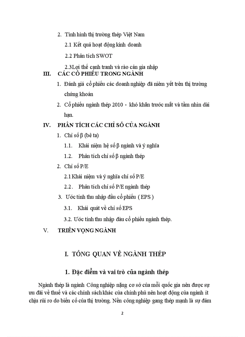 image for page Phân tích ngành vật liệu xây dựng thép