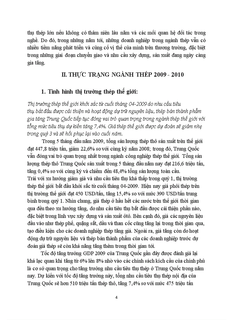 image for page Phân tích ngành vật liệu xây dựng thép