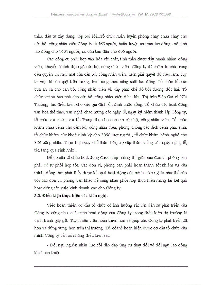 image for page Hoàn thiện cơ cấu tổ chức Công ty xi măng Hoàng Thạch