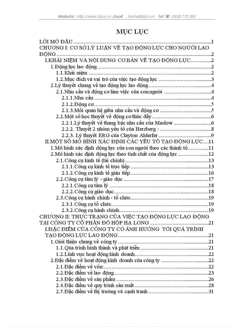 image for page Một số giải pháp hoàn thiện công tác tạo động lực cho người lao động tại công ty cổ phần đồ hộp Hạ Long