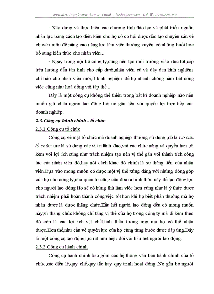 image for page Một số giải pháp hoàn thiện công tác tạo động lực cho người lao động tại công ty cổ phần đồ hộp Hạ Long