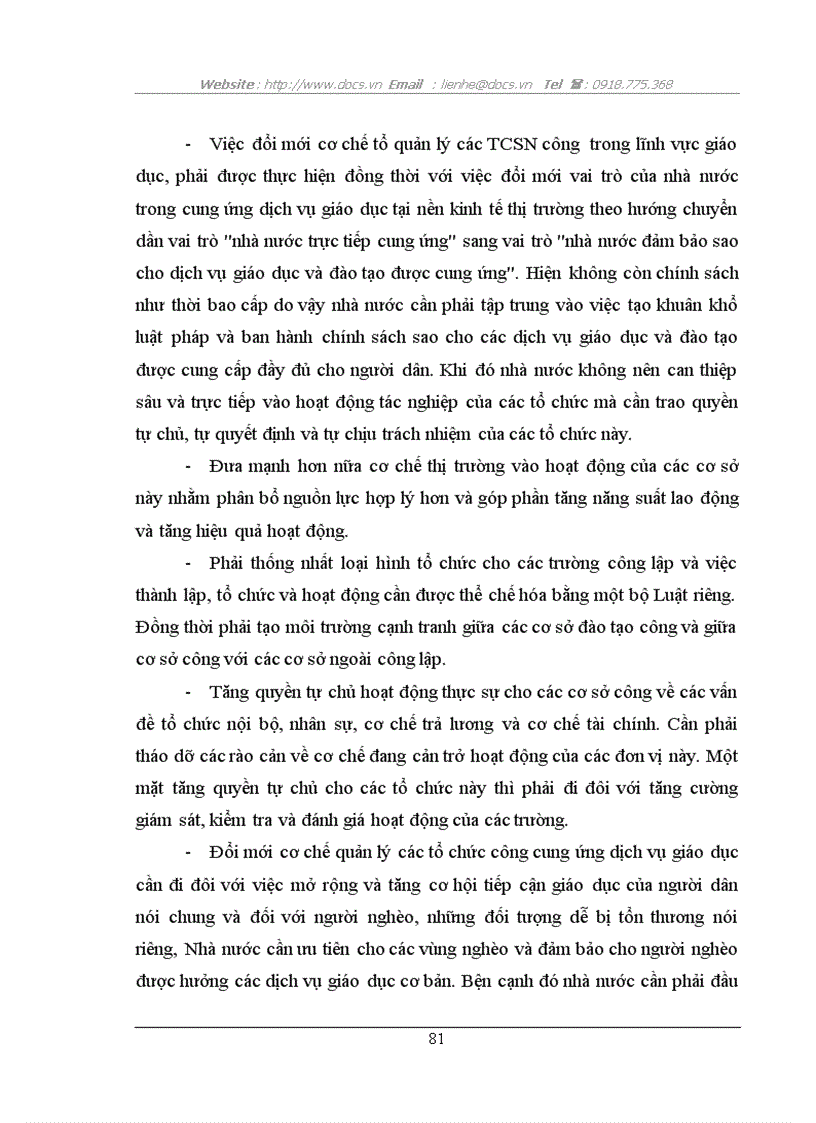 image for page Đổi mới cơ chế quản lý các tổ chức sự nghiệp công trong lĩnh vực giáo dục đào tạo