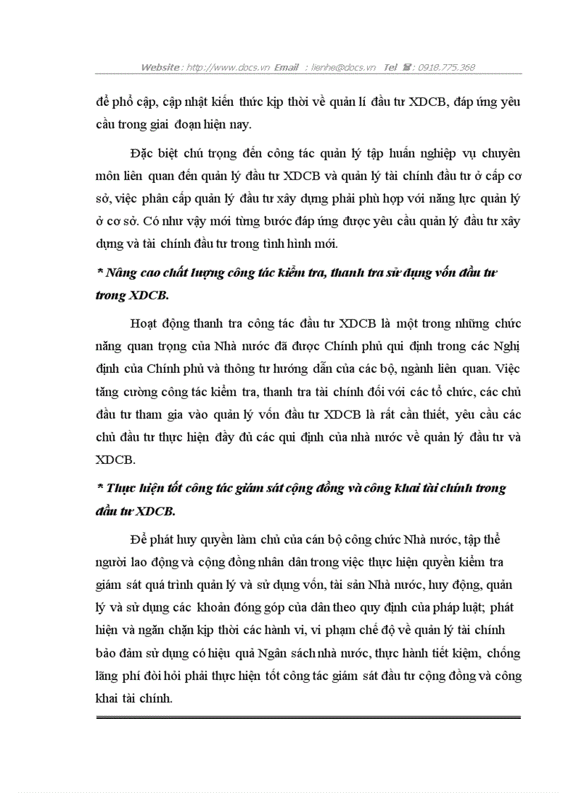 image for page Giải pháp nhằm tăng cường quản lý vốn đầu tư xây dựng cơ bản từ Ngân sách Nhà nước trên địa bàn huyện Vũ Thư