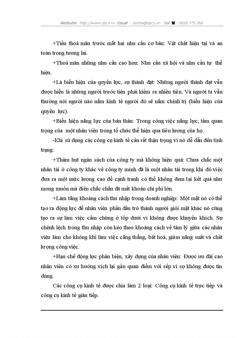 image for page Hoàn thiện các công cụ tạo động lực cho người lao động tại Công ty cổ phần Hoàng Hà