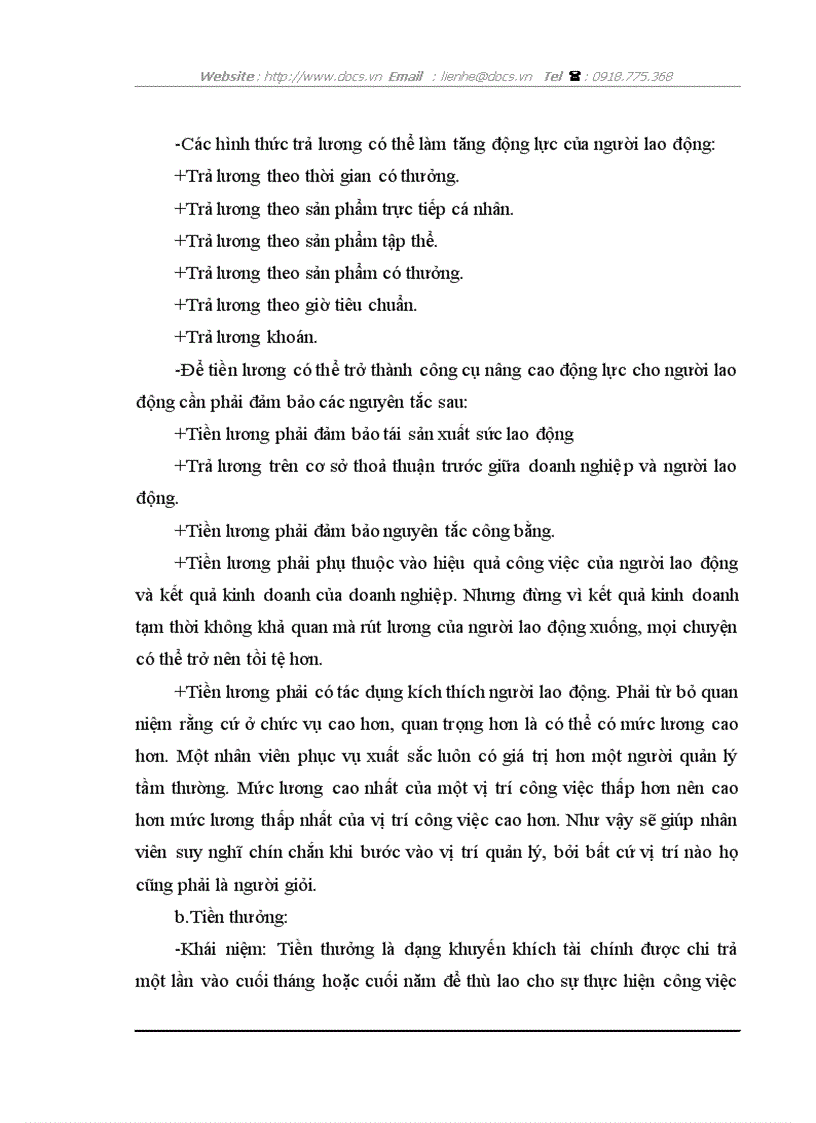 image for page Hoàn thiện các công cụ tạo động lực cho người lao động tại Công ty cổ phần Hoàng Hà