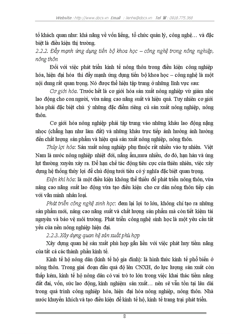 image for page Vai trò của Nhà nước đối với việc phát triển kinh tế nông thôn ở nước ta hiện nay