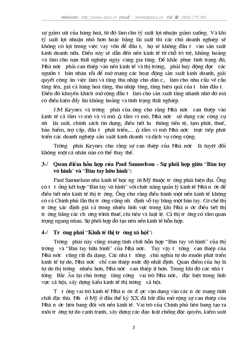 image for page Vai trò quản lý kinh tế của NN trong nền KTTT