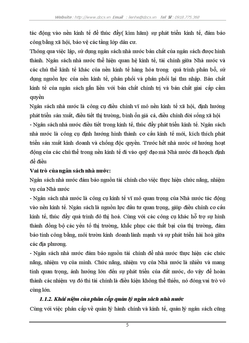 image for page Phân cấp quản lý ngân sách nhà nước giữa Tỉnh và huyện xã ở tỉnh Bắc Ninh giai đoạn 2004 2007 Thực trạng phương hướng giải pháp hoàn thiện