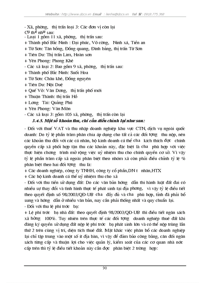 image for page Phân cấp quản lý ngân sách nhà nước giữa Tỉnh và huyện xã ở tỉnh Bắc Ninh giai đoạn 2004 2007 Thực trạng phương hướng giải pháp hoàn thiện