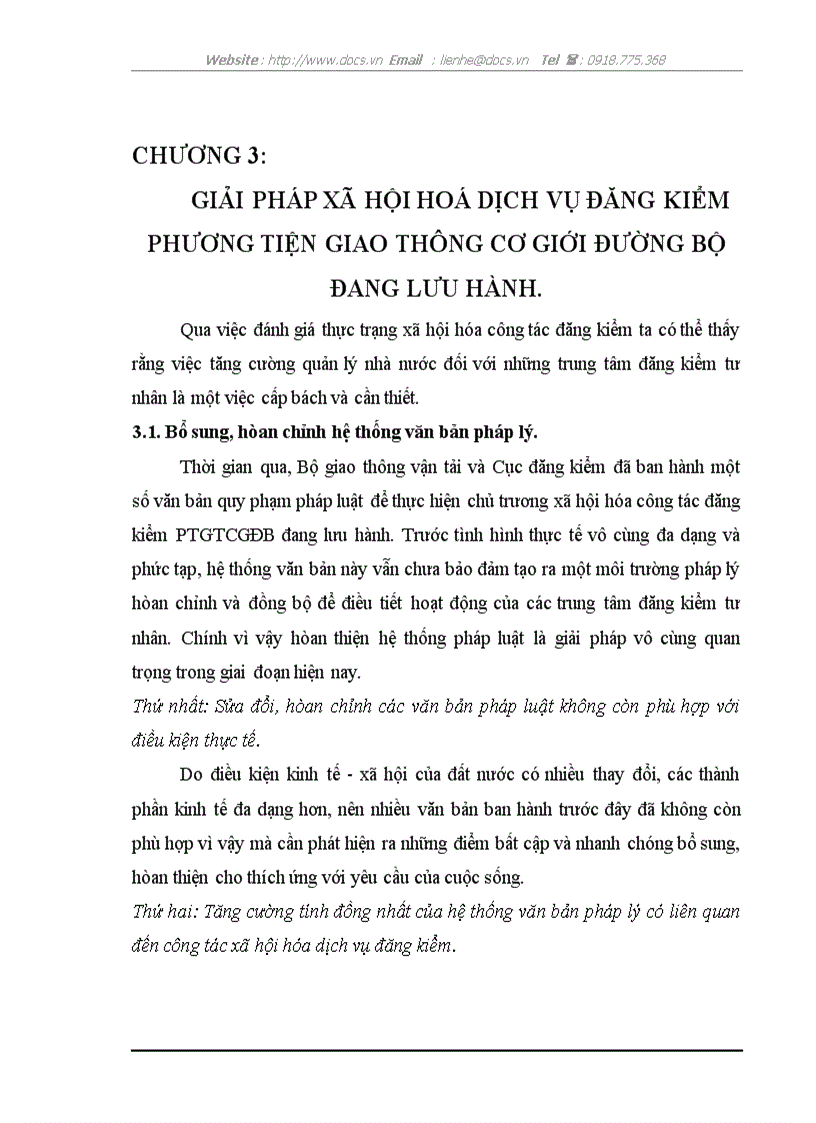 image for page Xã hội hoá dịch vụ đăng kiểm phương tiện giao thông cơ giới đường bộ đang lưu hành