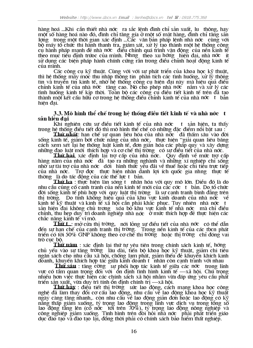 image for page Sự điều tiết kinh tế của nhà nước tư sản hiện đại