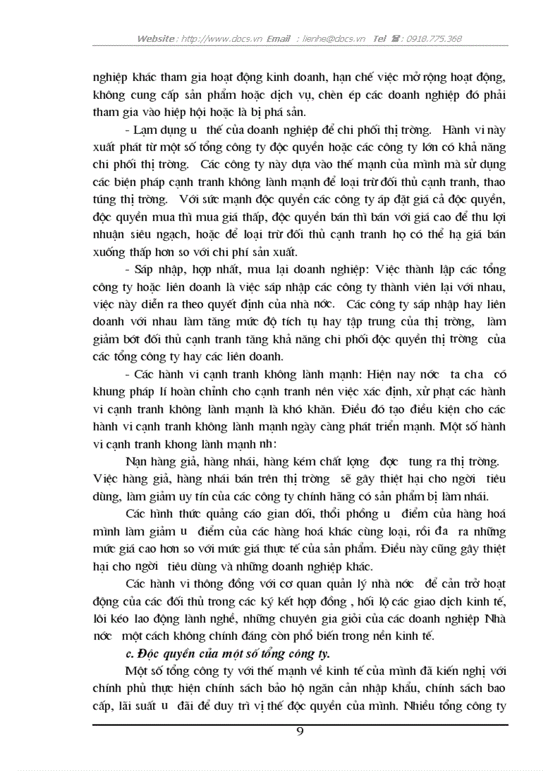 image for page Lý luận cạnh tranh trong nền KTTT ở VN