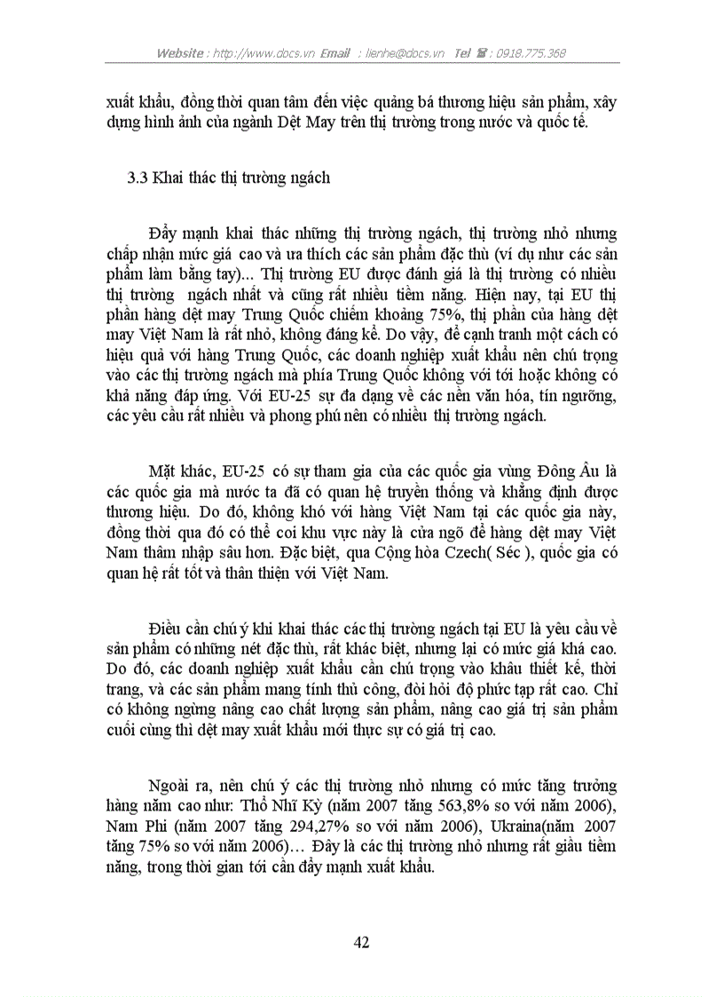 image for page Chuyển dịch cơ cấu thị trường xuất khẩu của hàng dệt may xuất khẩu của Việt Nam Thực trạng và giải pháp