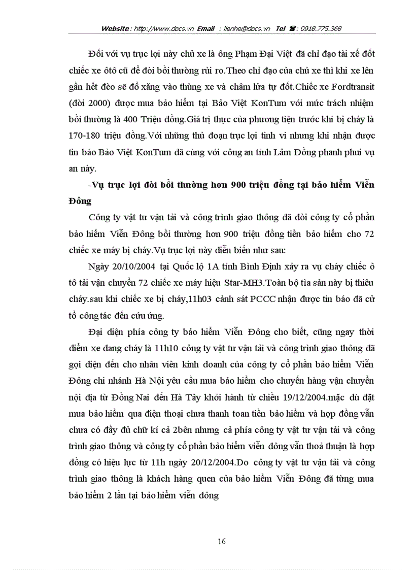 image for page Trục lợi bảo hiểm trong bảo hiểm tài sản thực trạng và giải pháp