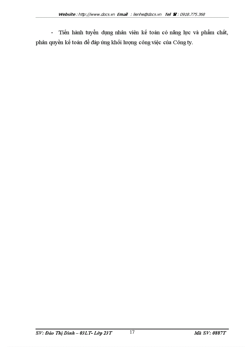 image for page Tình hình tổ chức bộ máy kế toán và tổ chức công tác kế toán tại Công ty TNHH Một Thành Viên DVTM Thái An